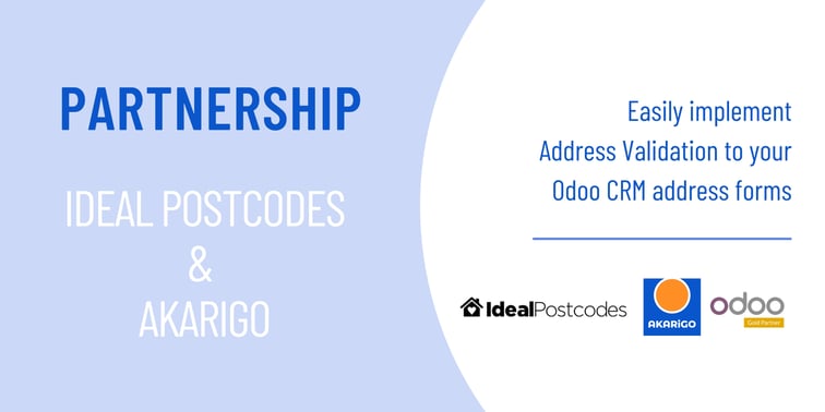 Akarigo and Ideal Postcodes Partnership Banner
