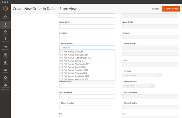 Magento Backend